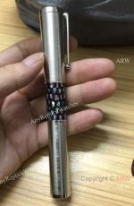 Stainless Steel Gandhi Mahatma Silver Rollerball Pen - Copy Mont Blanc Pens